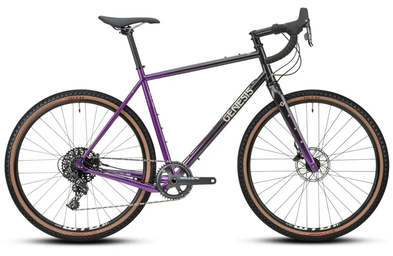 2022 Genesis Fugio 20 Steel Gravel Bike in Purple